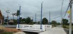 เทศบาลตำบลเมืองเก่าเปิดใช้ สะพานข้ามคลองชลประมาท  หน้าทางเข้าสำนักงาน